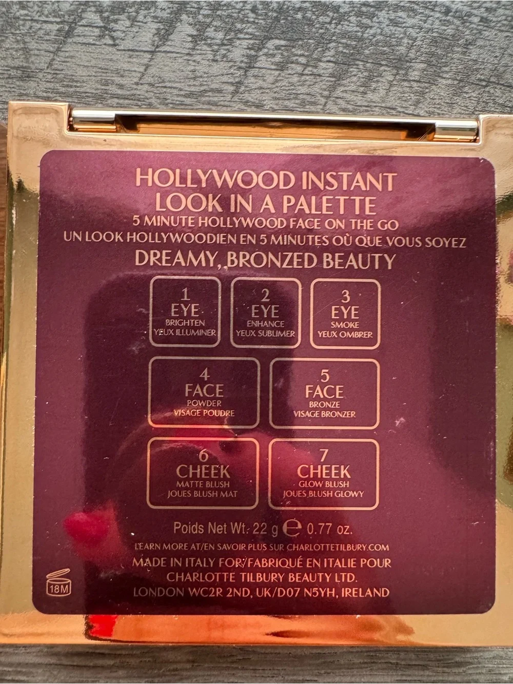 Charlotte Tilbury Hollywood Instant Look in a Palette – Dreamy, Bronzed Beauty